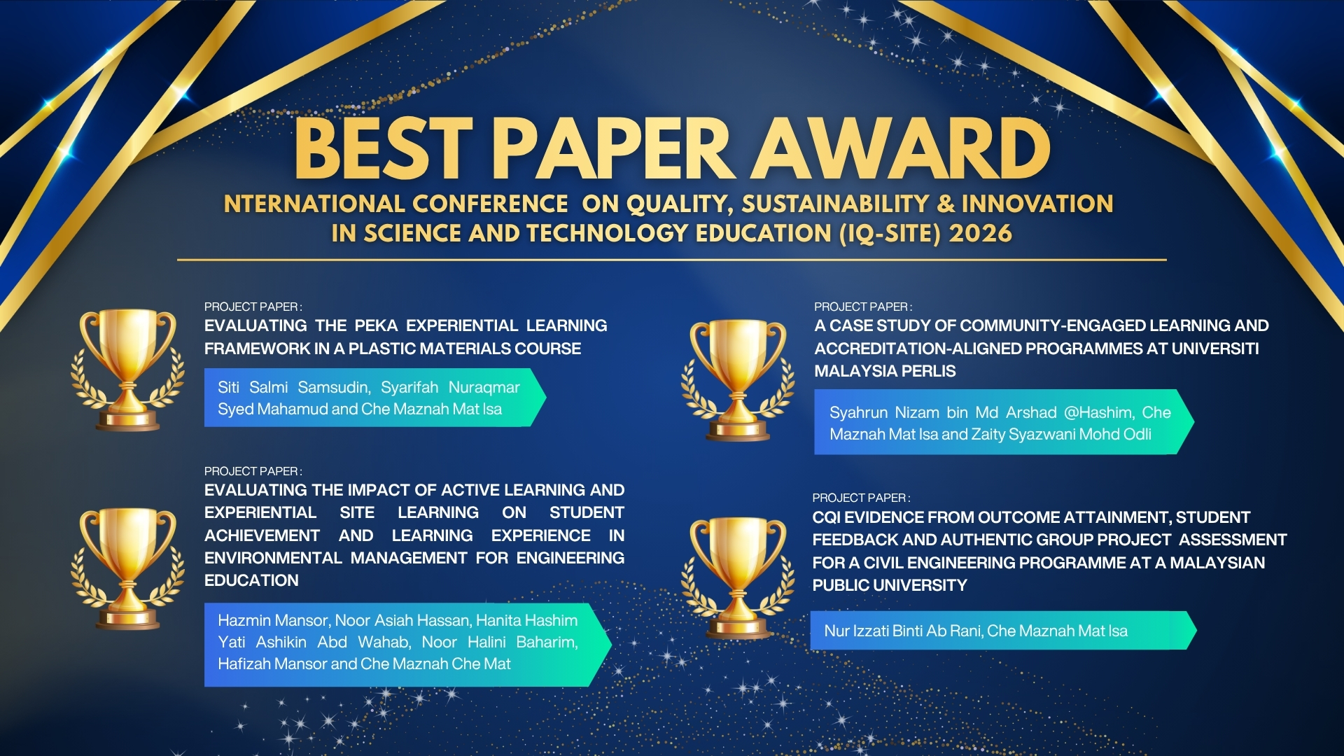 Best Paper Award 1
