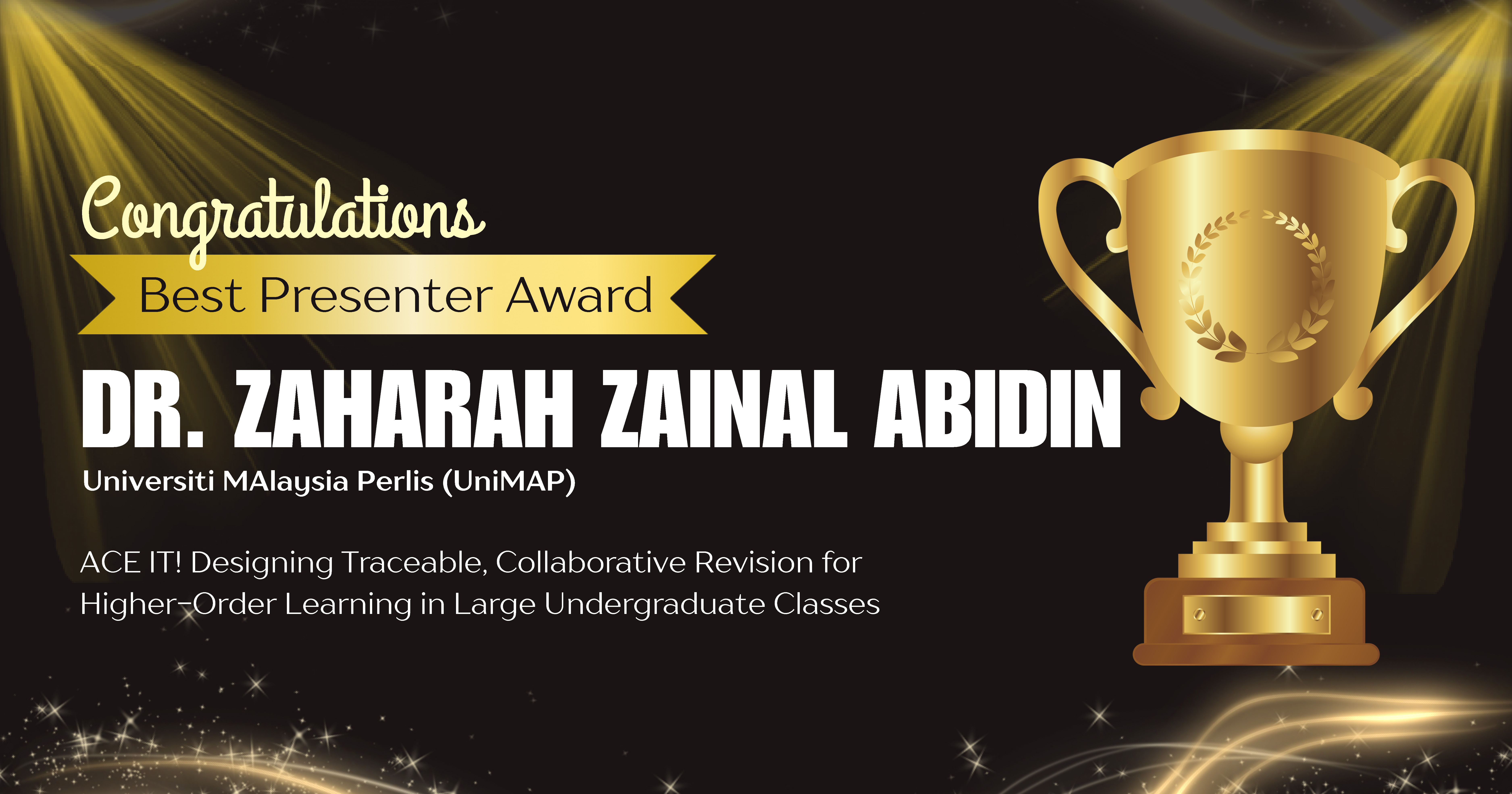 Best Presenter 7