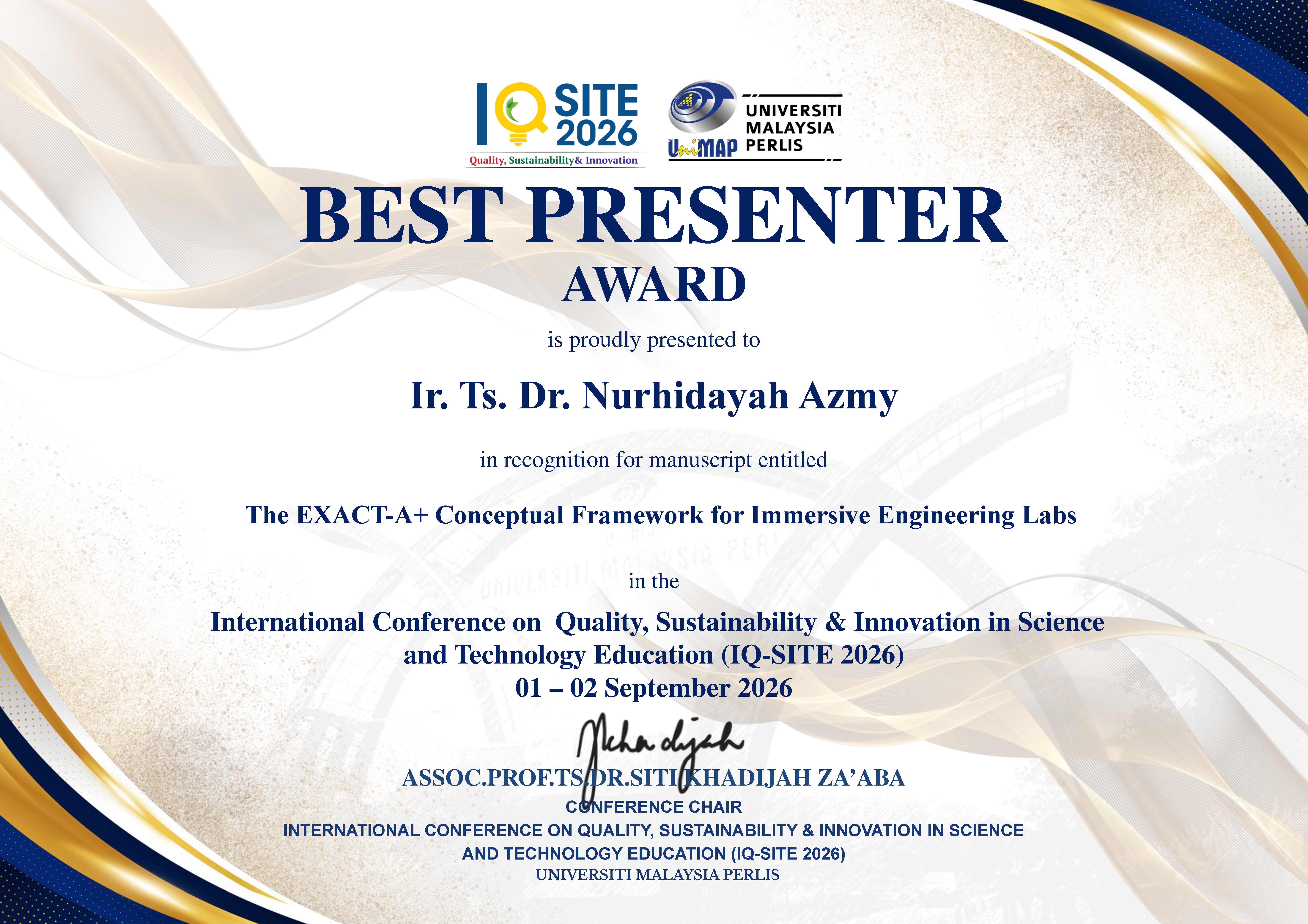 Best Presenter 8